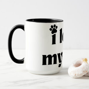 Ich liebe meinen Hund Tasse