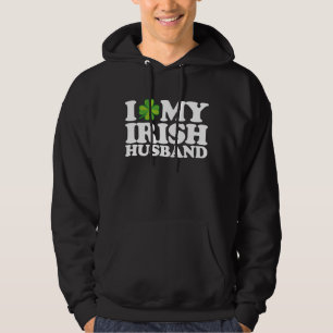 Ich liebe meinen irischen Ehemann Paar St. Patrick Hoodie