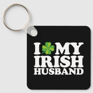 Ich liebe meinen irischen Ehemann Paar St. Patrick Schlüsselanhänger