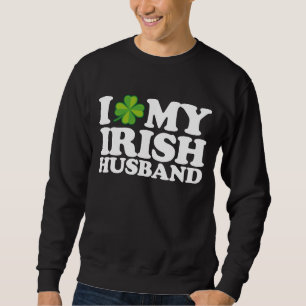 Ich liebe meinen irischen Ehemann Paar St. Patrick Sweatshirt