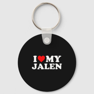 Ich liebe meinen Jalen Schlüsselanhänger