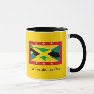 Ich liebe meinen...  Jamaika   Grenada DOPPELFLAGG Tasse