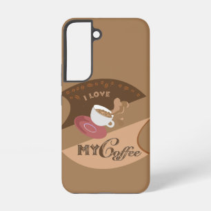 Ich liebe meinen Kaffee Retro Java Samsung Galaxy Hülle