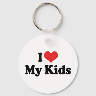 Ich Liebe meinen Kids-Schlüsselanhänger Schlüsselanhänger