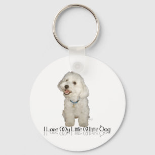 Ich liebe meinen kleinen weißen Hund - Havanese Schlüsselanhänger