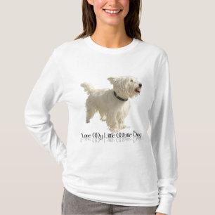 Ich liebe meinen kleinen weißen Hund - Westie T-Shirt