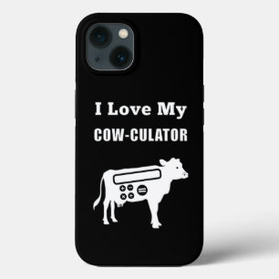 Ich liebe meinen Kuh-ulator Lustiger Mathematik-Re Case-Mate iPhone Hülle