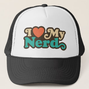 Ich Liebe meinen Nerd Truckerkappe