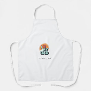 Ich liebe meinen Papa-Schürze – Lustiges BBQ-Gesch Schürze