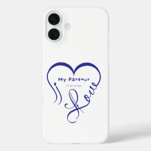 Ich liebe meinen Partner - Du bist mein Zuhause Ki iPhone 16 Plus Hülle