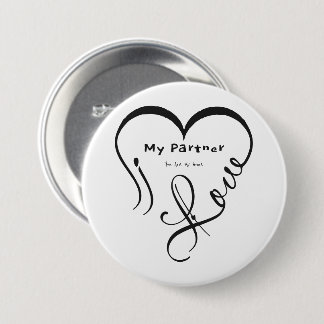 Ich liebe meinen Partner - Du bist mein Zuhause Wu Button