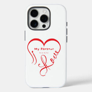 Ich liebe meinen Partner - Du bist mein Zuhause Wu iPhone 16 Pro Hülle