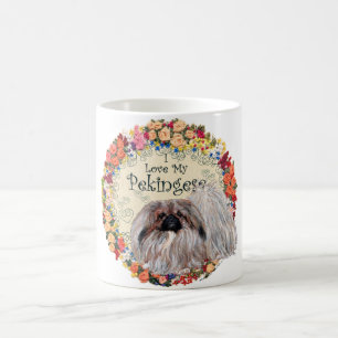 Ich liebe meinen Pekingese Kaffeetasse