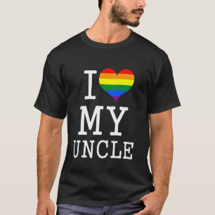 Ich liebe meinen Pride schwulen Onkel von Nichte u T-Shirt