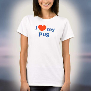 Ich liebe meinen Pug T-Shirt