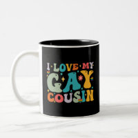 Ich liebe meinen schwulen Cousin Groovy Rainbow LG