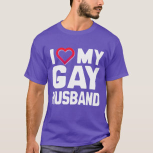 ICH LIEBE MEINEN SCHWULEN EHEMANN - WEISS -.png T-Shirt