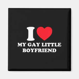 Ich liebe meinen schwulen kleinen Freund lustig Y2 Magnet