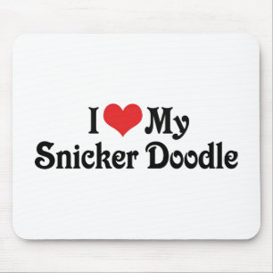 Ich liebe meinen Snicker Doodle Mousepad