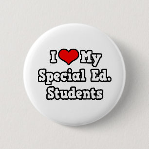 Ich Liebe meinen Sonderersatz. Schüler Button