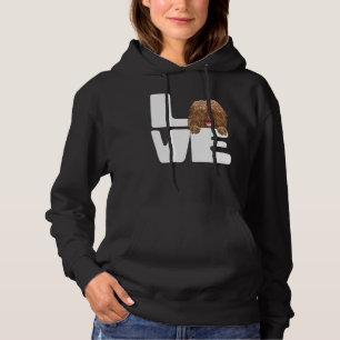Ich liebe meinen spanischen Wasserhund Hund Hoodie