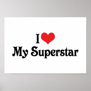 Ich liebe meinen Superstar Poster