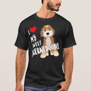Ich liebe meinen süßen Schatz Bernedoodle Hund Lus T-Shirt