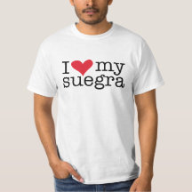 Ich Liebe meinen T - Shirt Suegra (Mutter im Geset