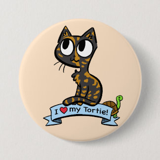 Ich Liebe meinen Tortie-Button Button