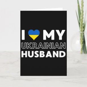 Ich liebe meinen ukrainischen Husnd  Karte