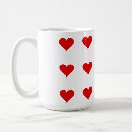 Ich liebe meinen Valentinstag - Tasse mit Herzen
