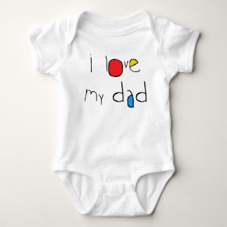Ich Liebe meinen Vater Baby Strampler
