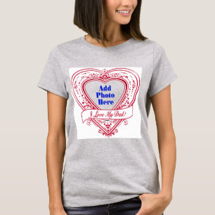 Ich Liebe meinen Vater! Foto Red Hearts T-Shirt