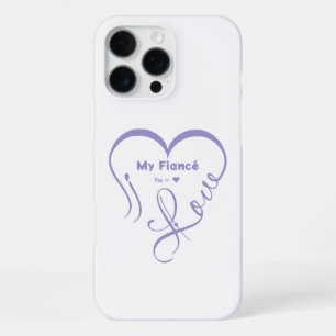 Ich liebe meinen Verlobten • Du = ♥ 🫳🏻💍 iPhone 16 Pro Max Hülle