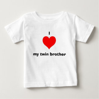Ich Liebe meinen Zwillingsbruder Baby T-shirt