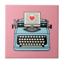 Ich Liebe meiner Schreibmaschine Fliese
