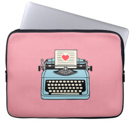 Ich Liebe meiner Schreibmaschine Laptopschutzhülle