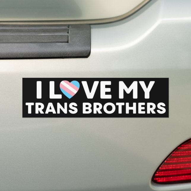 Ich Liebe meiner Transgender Brothers LGBT Trans R Autoaufkleber (Auf Auto)