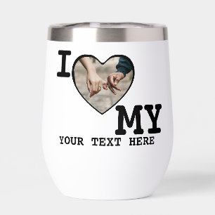 Ich Liebe meines personalisierten Fotos und Textes