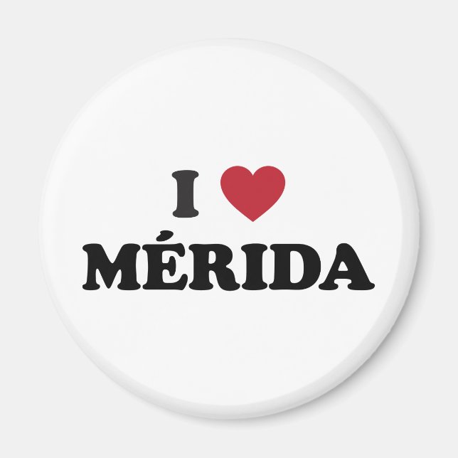 Ich liebe Mérida Mexiko Magnet (Vorne)