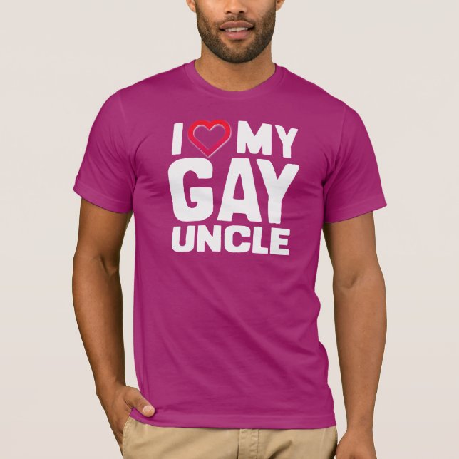 ICH LIEBE MEY GAY UNCLE T-Shirt (Vorderseite)