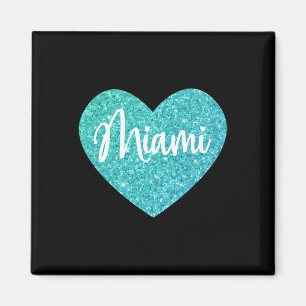 Ich liebe Miami Florida Herz  Magnet