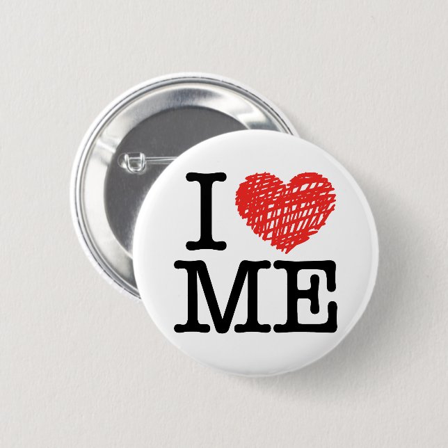 Ich Liebe mich Button (Vorne & Hinten)