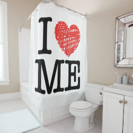 Ich Liebe mich Duschvorhang