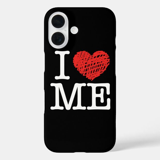 Ich Liebe mich iPhone 16 Hülle (Rückseite)
