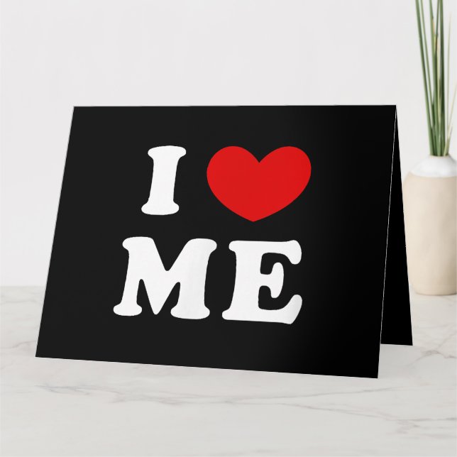 ICH LIEBE MICH KARTE (Vorderseite)