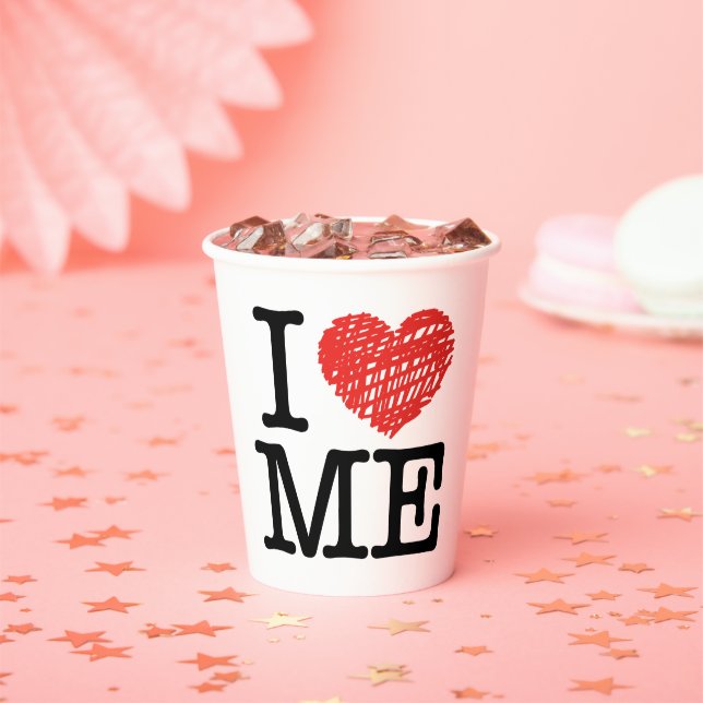 Ich Liebe mich Pappbecher (Insitu)