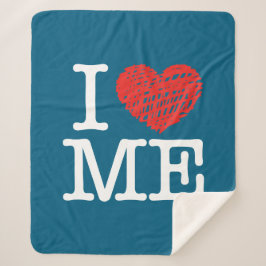 Ich Liebe mich Sherpadecke
