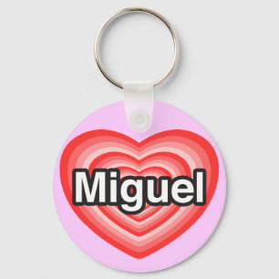 Ich Liebe Miguel. Ich Liebe dich Miguel. Herz Schlüsselanhänger