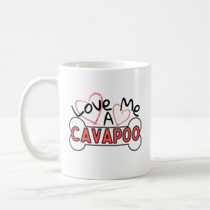 Ich Liebe mir ein Cavapoo Cavoodle I Heart Cav Kaffeetasse